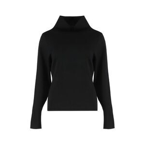 PAROSH Women's High Neck Sweater Women BLACK Sweaters & Knitwear